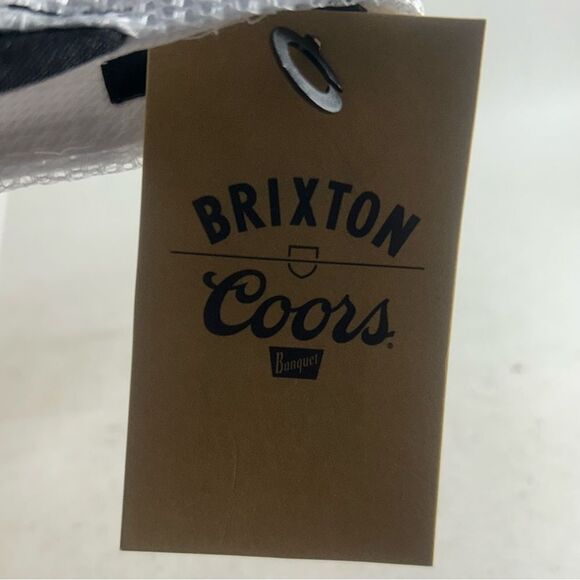Brixton X Coors Rocky MP Mesh Snapback Hat Black White OS - Picture 3 of 6